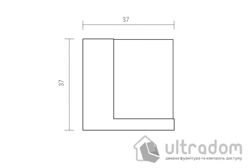 Стопор дверной ORO & ORO DS 523, чёрный матовый