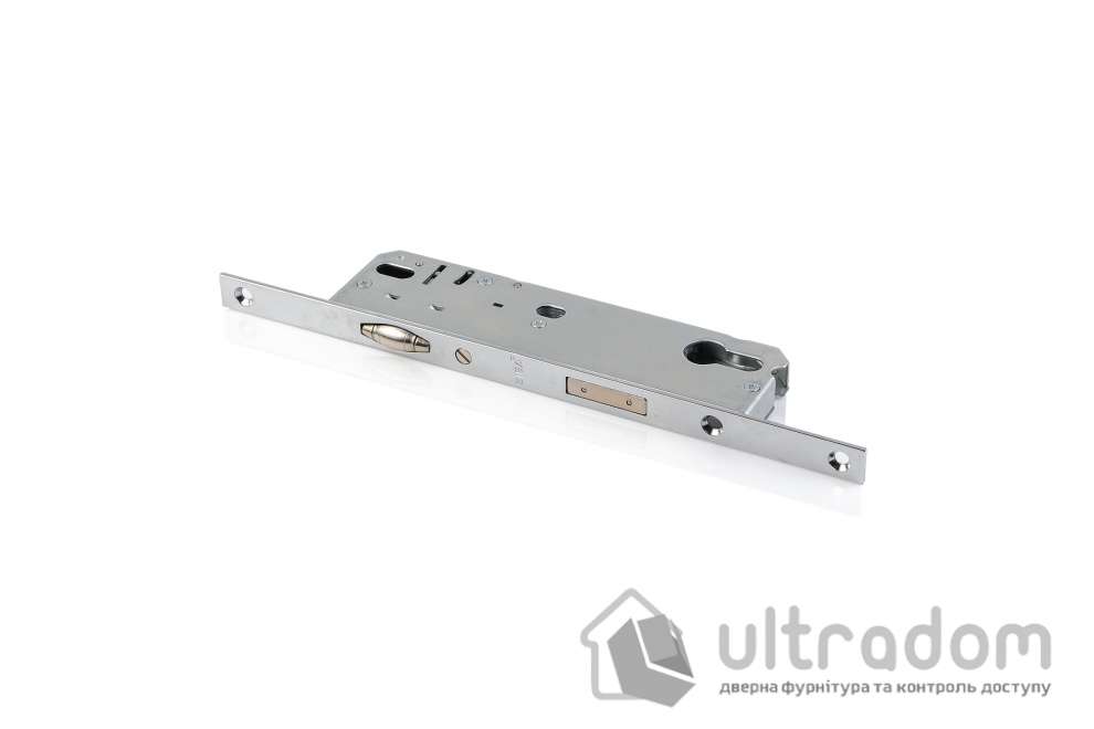 Замок с роликом SIBA 10092/PR-L B=35 мм для металлопластиковых дверей (10092/PR-35-L)