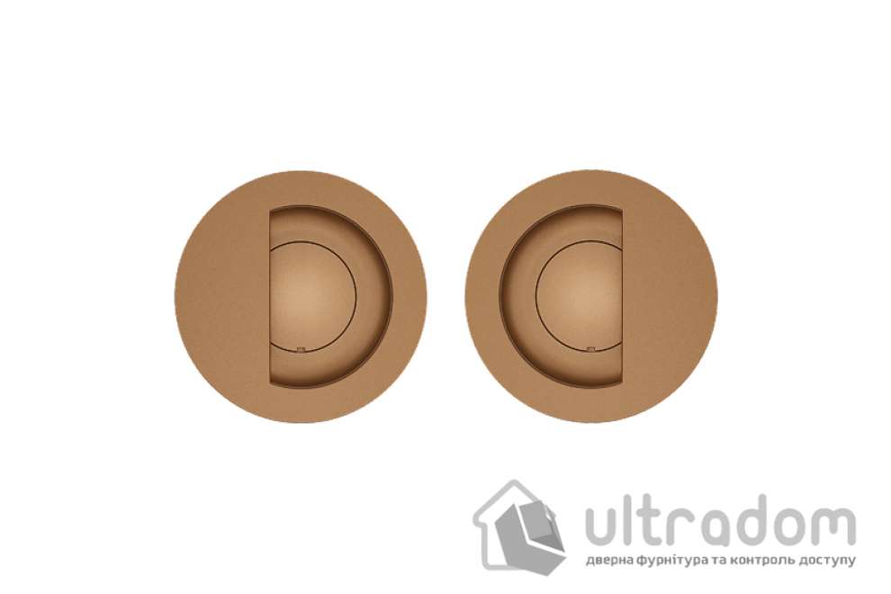 Дверные ручки DND by Martinelli Interna круглые, бронза (IT01-ZBR)