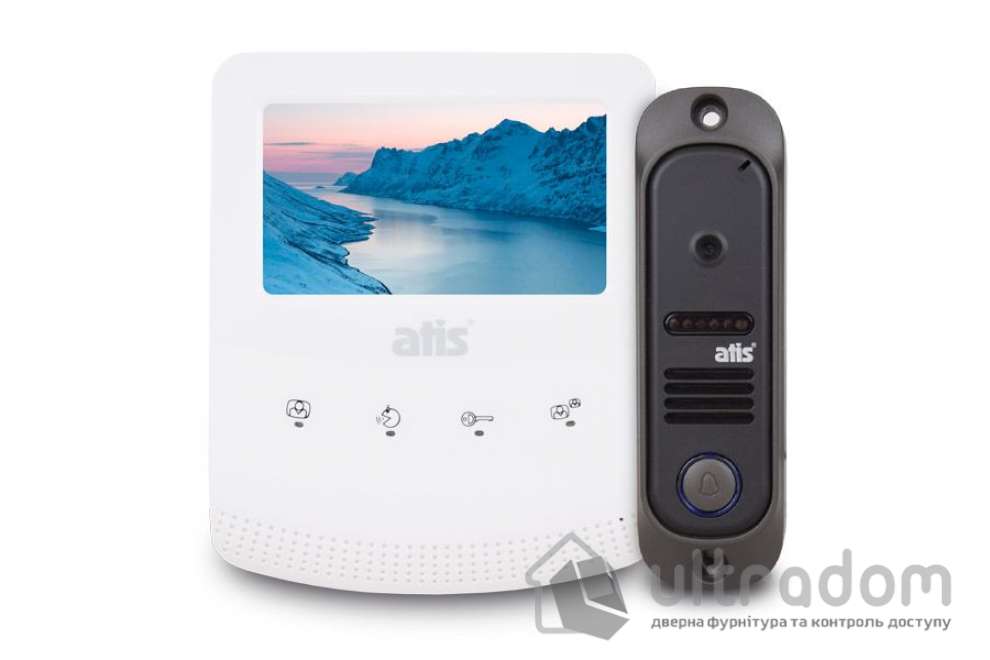 Комплект видеодомофона ATIS AD-430W Kit box