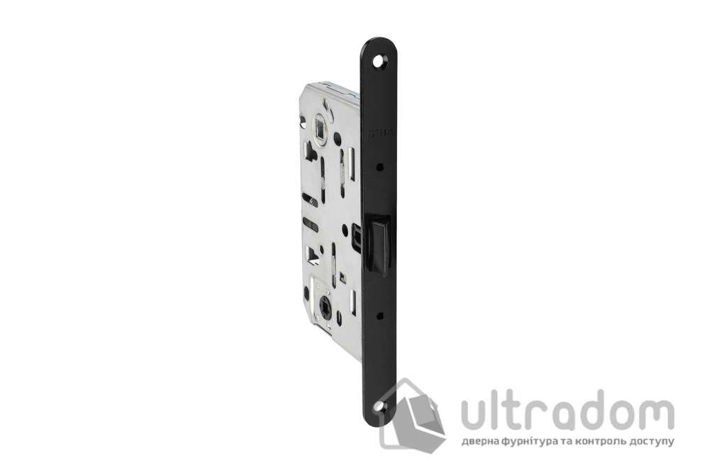 Врезной межкомнатный замок WC SIBA 9650 MSC, чёрный (SB9650 MB)