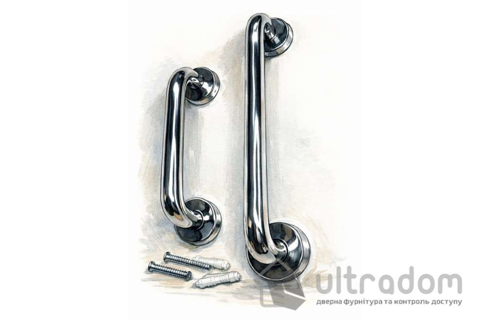 Ручка - поручень 25/400 мм AMIG мод.5 нержавеющая сталь