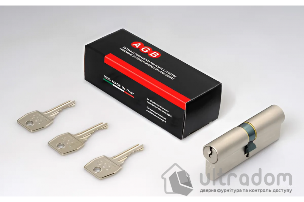 Цилиндр замка AGB SCUDO 600 90 мм, ключ-ключ