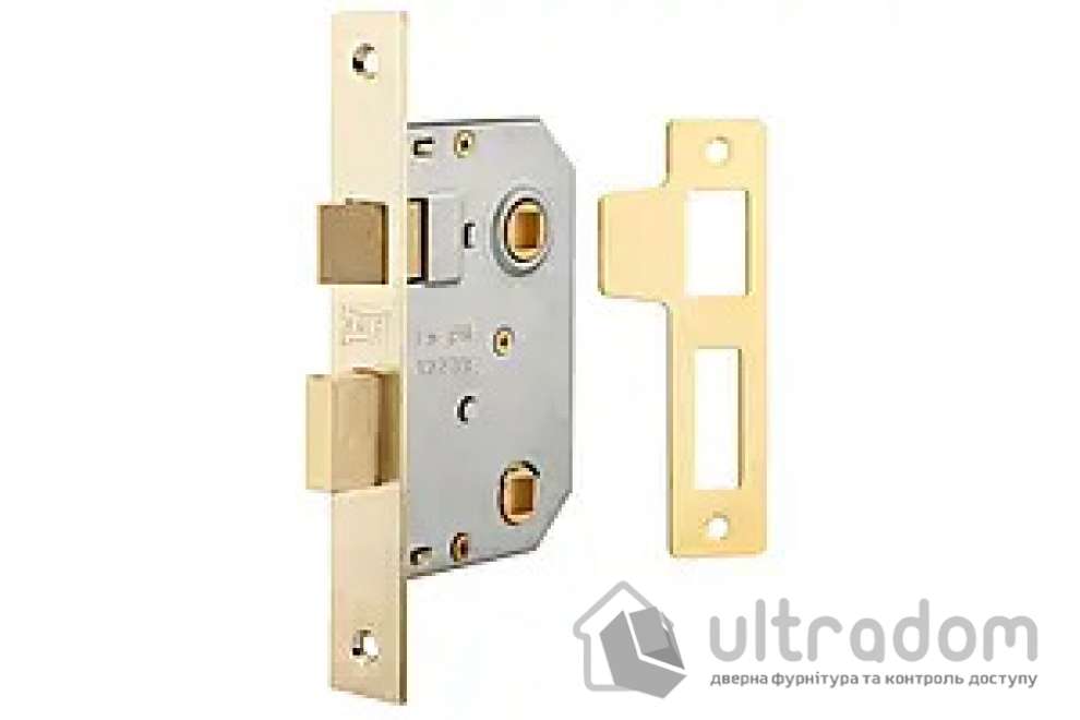 Комплект межкомнатных ручек SIBA Palermo WC 62 мм с механизмом, тёмное золото (Z14-5K-90-90+105070BP)