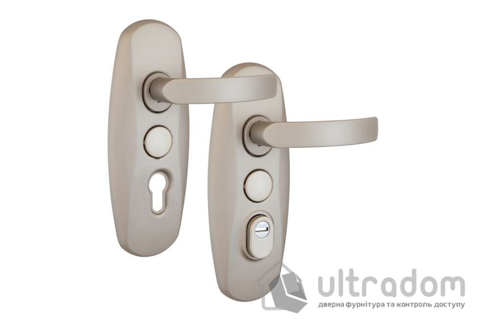 Фурнитура защитная  MUL-T-LOCK Platinum 3 класс 90 мм никель матовый