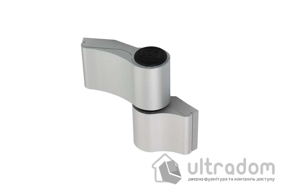 Петля для алюминиевых дверей WALA MX 67 мм ( JOCKER Alu) анодированное серебро (WA-MX80104561)