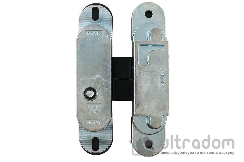 Скрытая петля Profitlock PL150 3D – 24×110 мм, для дверей 40 кг, чёрная (PL150.BL)