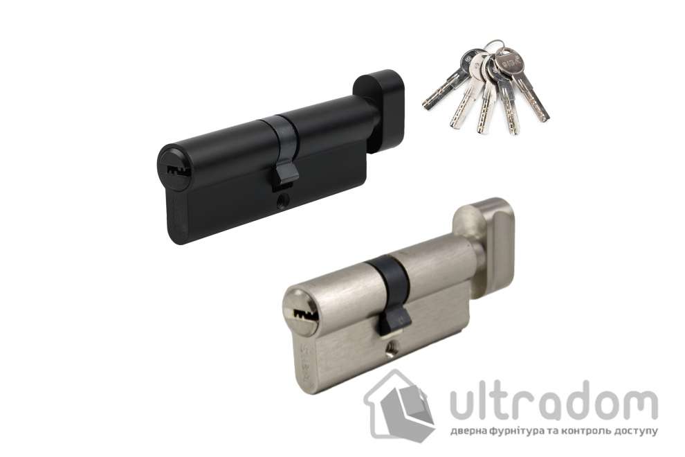 Цилиндр дверной SIBA ZAMAK перфорированный ключ-тумблер 80 мм