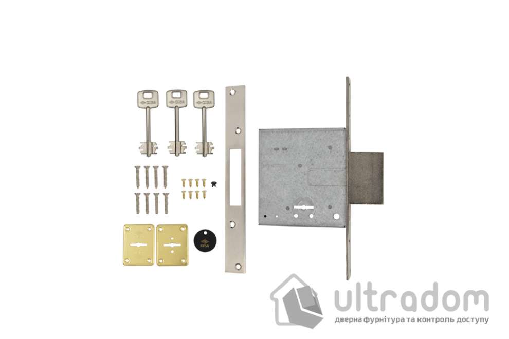 Замок сувальдный врезной CISA 57010 (BS55/63/73 мм)