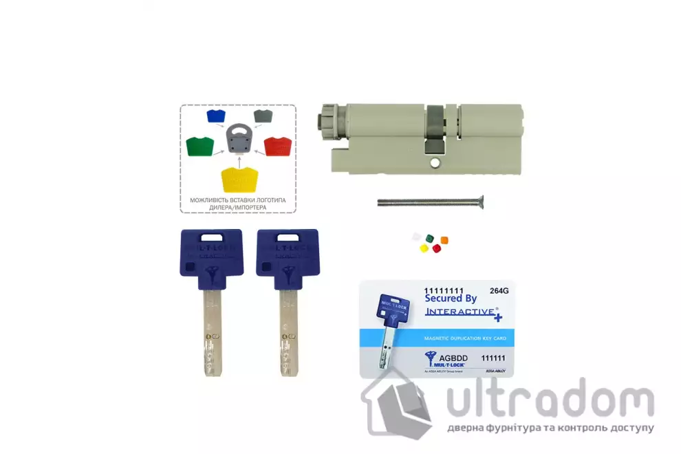 Цилиндр дверной MUL-T-LOCK ENTR 95 мм