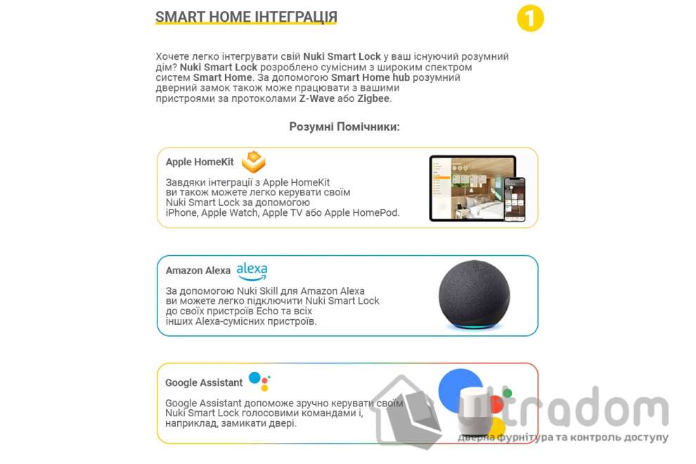Умный электронный замок NUKI Smart Lock 3.0 Pro чёрный WiFi