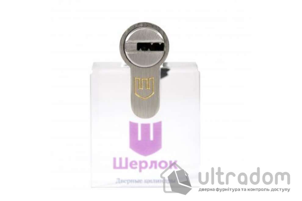 Цилиндр дверной Шерлок Hybrid Key кл-кл. 120 мм