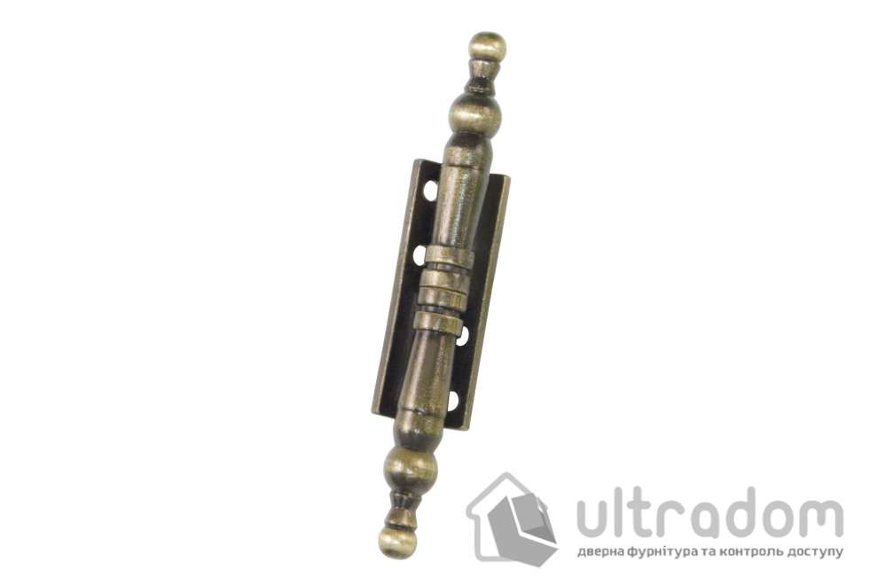 Декоративная петля AMIG мод.555 100х50 мм, античная бронза (18897)