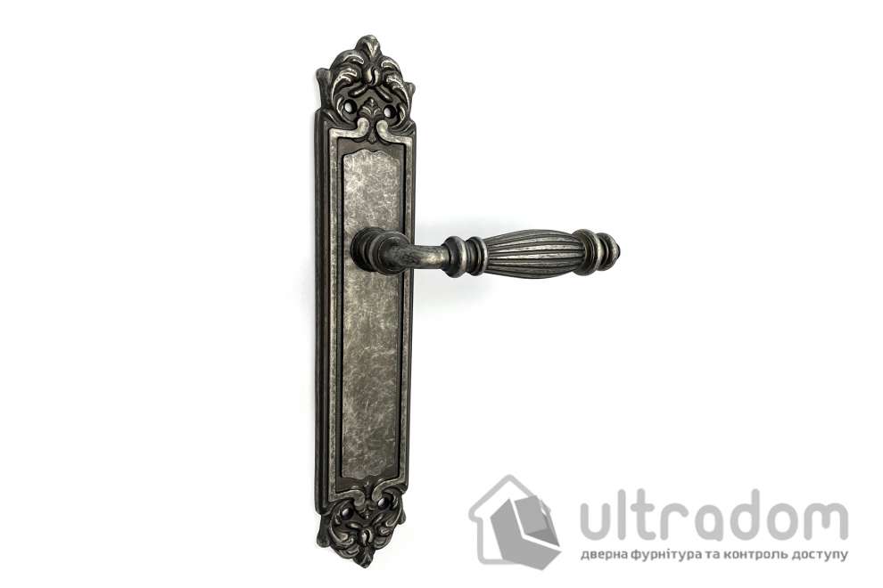 Дверная ручка на планке Fadex Siena Groove/P29(Decor) античное железо