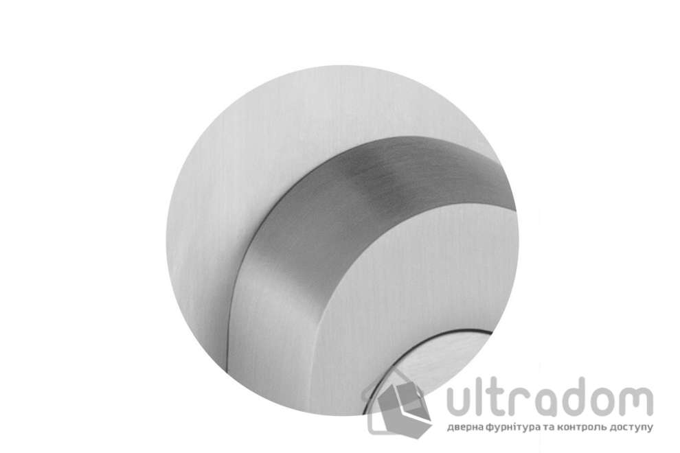 Дверная ручка на планке ROSTEX UNIVERSAL PLUS R ручка-кноб 85 мм нерж.сталь матовая