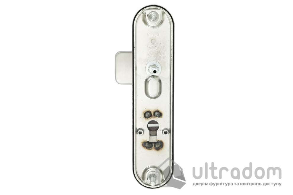 Дверная ручка на планке ROSTEX UNIVERSAL PLUS R ручка-кноб 85 мм нерж.сталь матовая