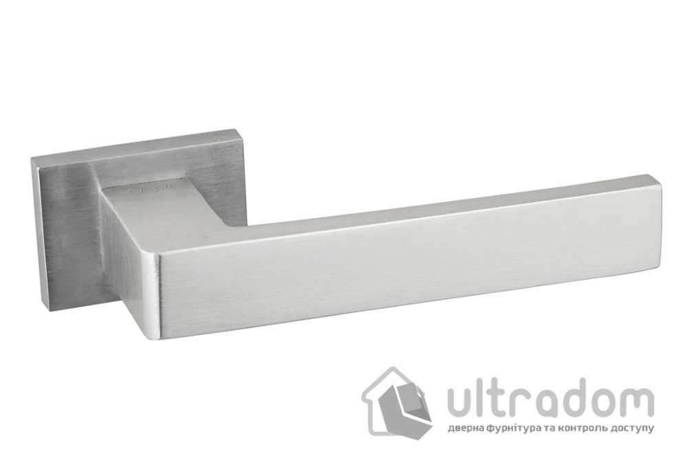 Дверная ручка Comit UNIQUE 355 ALU, матовый хром