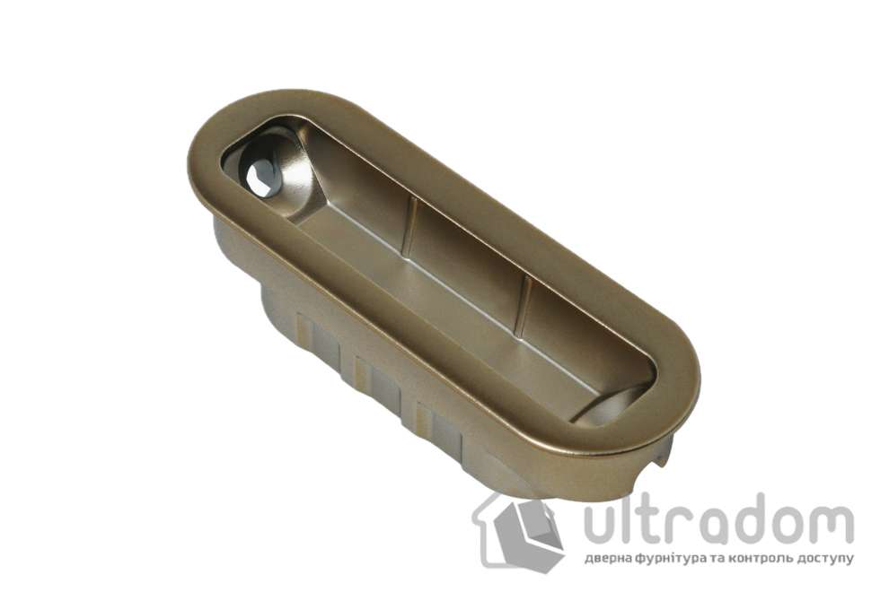 Ответная планка MINIMAL для магнитного замка AGB Polaris, бронза коричневая (B02402.05.22)