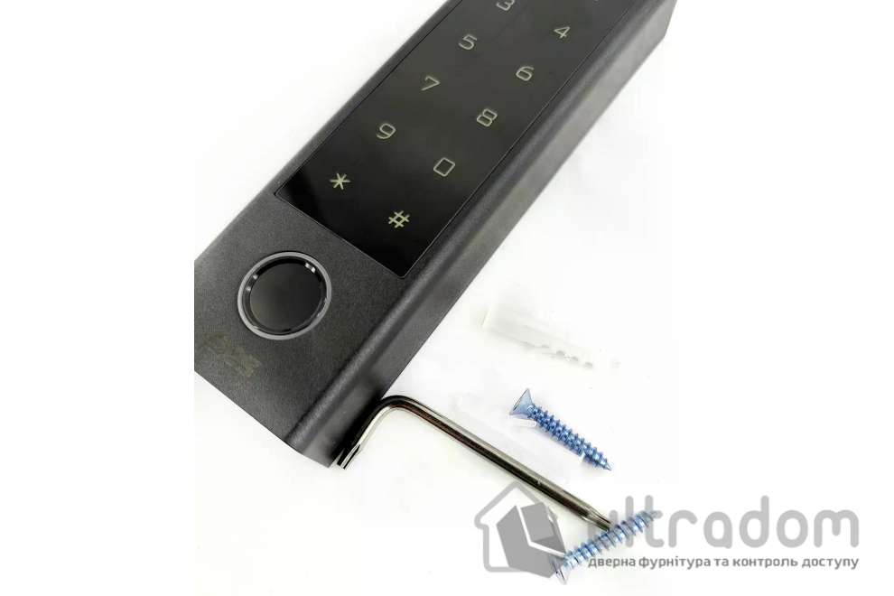 Биометрический контроллер доступа Bluetooth с клавиатурой PES KeyPad slim, чёрный