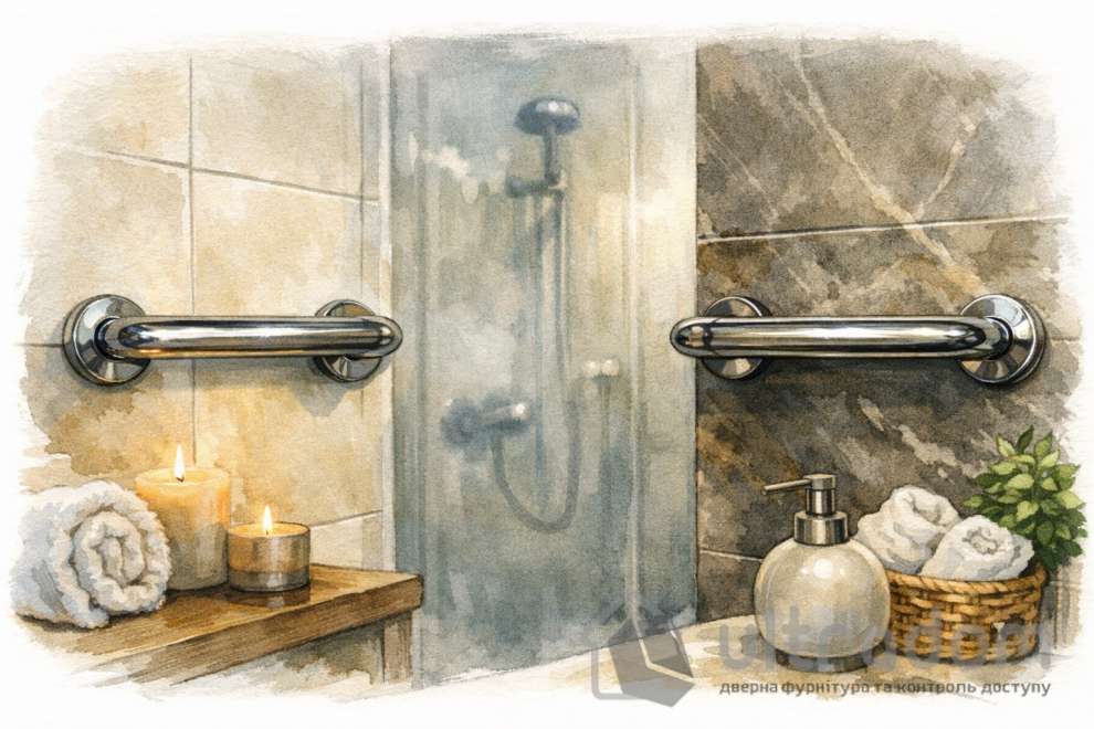 Ручка - поручень 25/400 мм AMIG мод.5 нержавеющая сталь