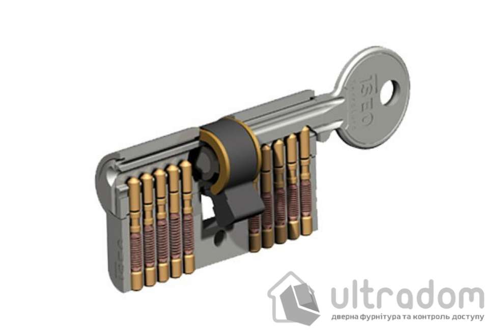 Цилиндр дверной ISEO F5 ключ-ключ, 80 мм