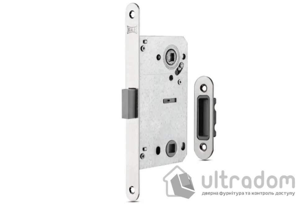 Замок врезной магнитный KALE 239N B=50 мм, матовый никель (239-WC-NN)