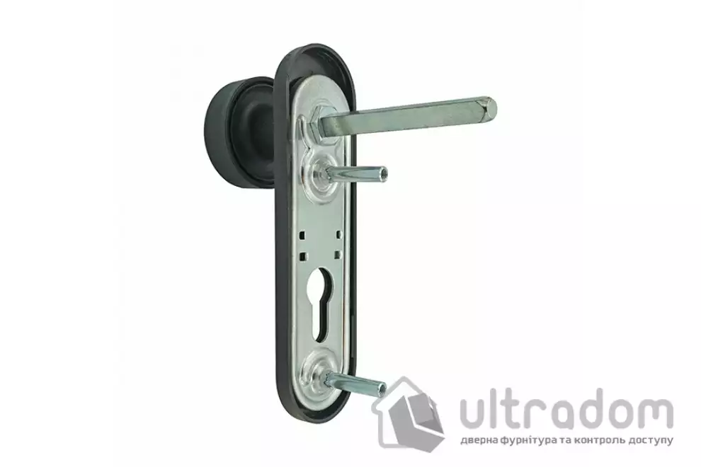 Ручки противопожарные MARVON SP6 72мм, чёрный матовый