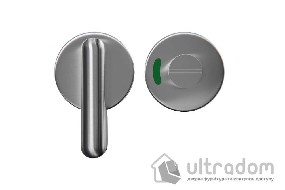 Замок туалетный WC Amig мод.5 с индикатором занятости, нержавеющая сталь SS304 (8204)