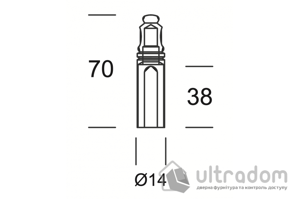 Колпачки латунные DND Martinelli для петли 3D14