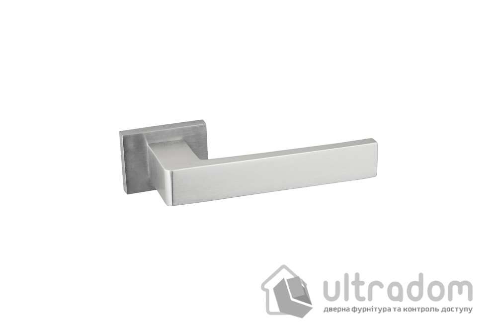 Дверная ручка Comit UNIQUE 355 ALU, матовый хром