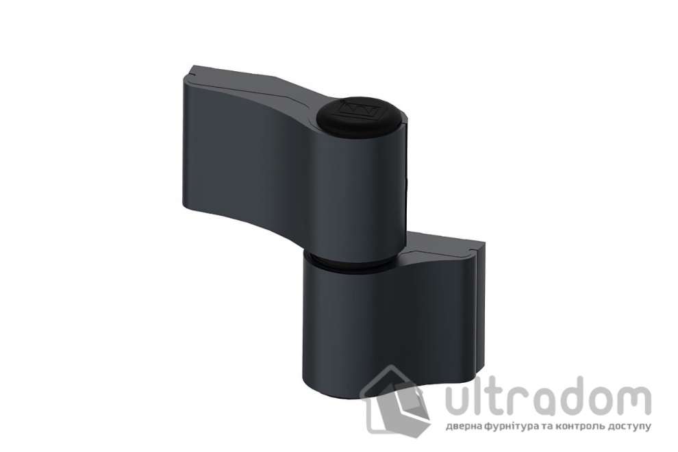Петля для алюминиевых дверей WALA MX 67 мм ( JOCKER Alu) антрацит RAL7016