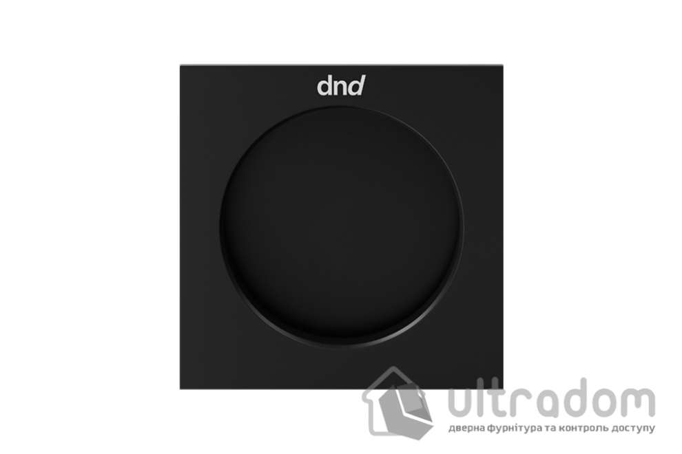 Ручка - ракушка для раздвижных дверей DND by Martinelli Ginko Quadra, чёрная