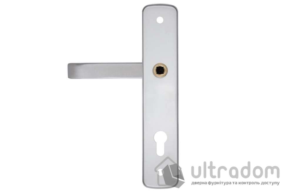 Дверная ручка на планке ROSTEX ASTRA R ручка-кноб DIN 85 мм нерж. сталь матовая