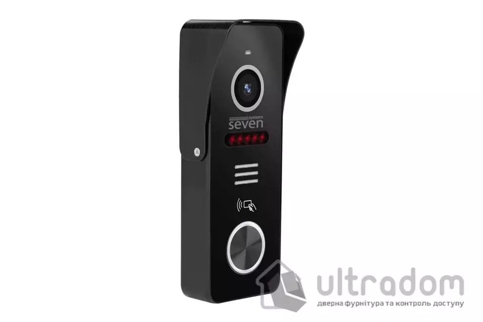 Вызывная панель домофона со встроенным считывателем карт EM-Marin SEVEN CP-7502F RFID black