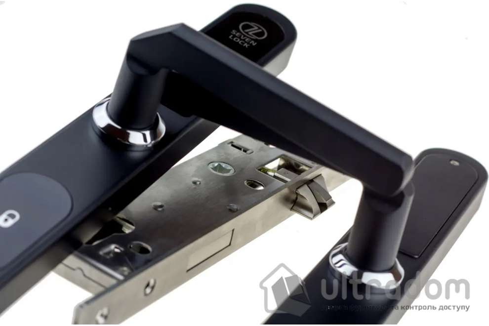 Электронный RFID замок для гостиниц, отелей и хостелов SEVEN LOCK SL-7737S ID EM black
