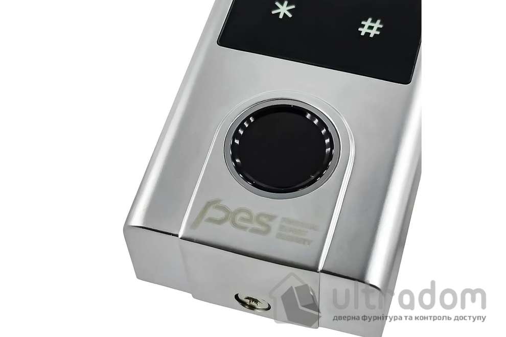 Биометрический контроллер доступа Bluetooth с клавиатурой PES KeyPad slim, серый