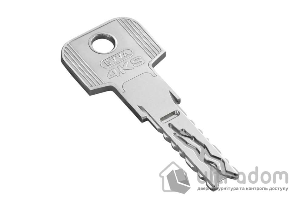 Цилиндр дверной EVVA 4KS DZ ключ-ключ, 87 мм