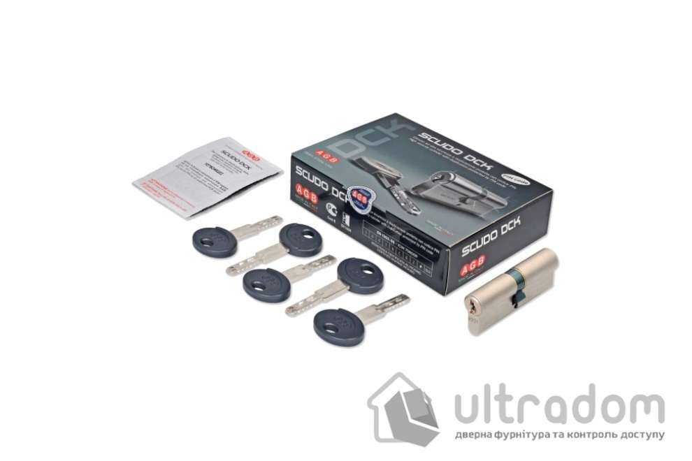 Цилиндр замка AGB SCUDO DCK 65 мм, ключ-ключ