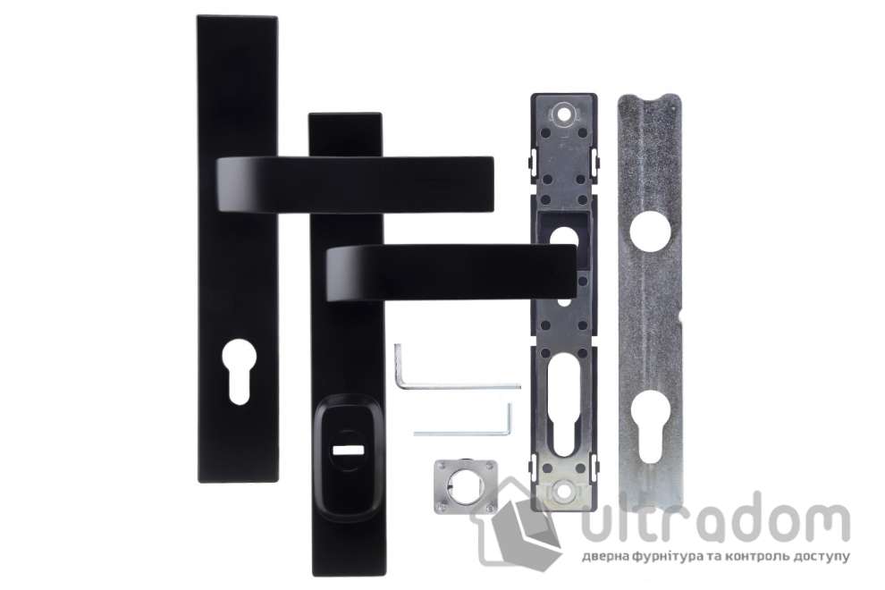 Дверная ручка ROSTEX RN1/RN4 RN ручка-ручка 90 мм черная