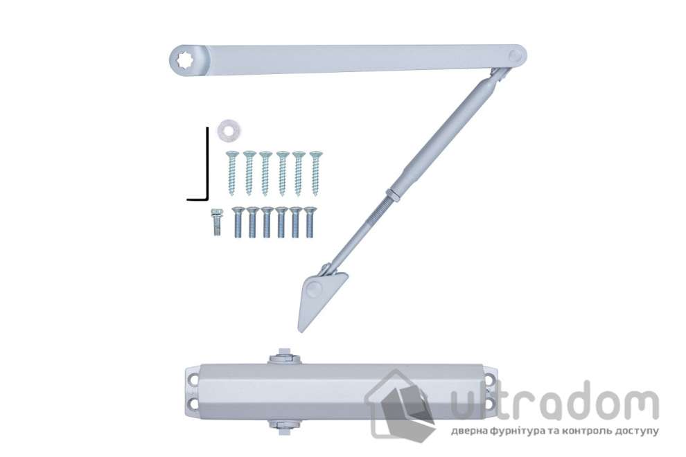 Доводчик дверной RYOBI D-2005V BC EN3/4/5 дверь до 100 кг