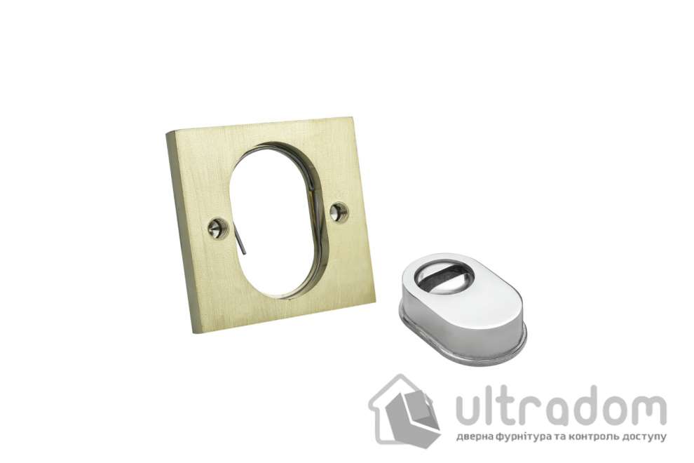 Протектор защитный DISEC GUARD QUADRA NX2F внешний, латунь PVD