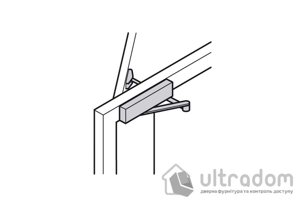 Доводчик дверной Dorma TS 72 EN2-4, дверь до 80 кг (корпус)