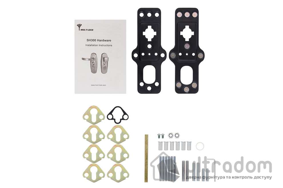 Фурнитура защитная MUL-T-LOCK Platinum 3 класс 90 мм хром