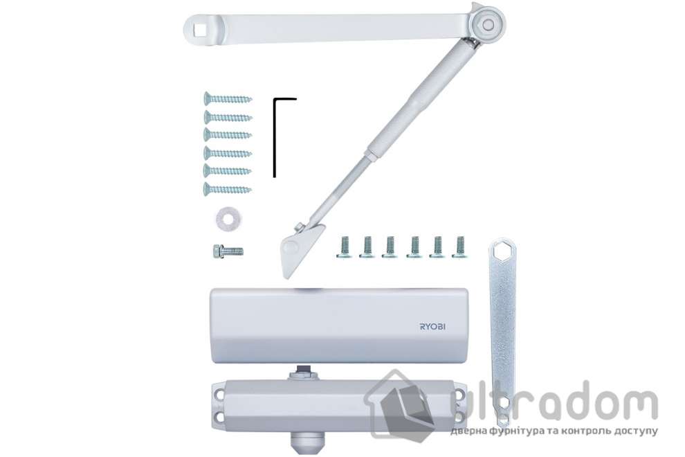 Доводчик дверной RYOBI D-1554 EN2/3/4 дверь до 80 кг