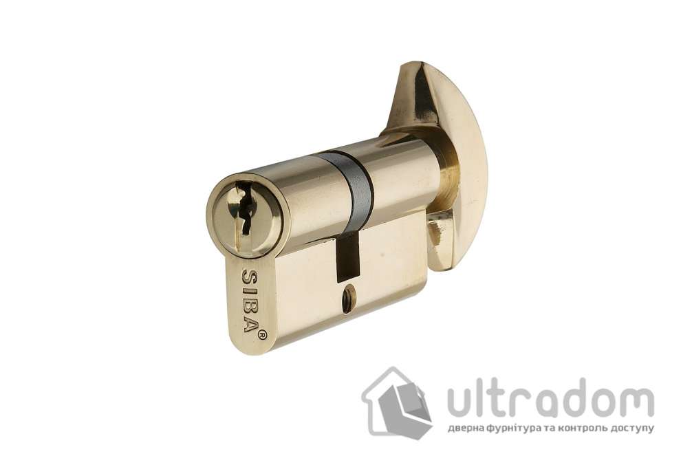 Цилиндр дверной SIBA английский ключ-тумблер 80 мм