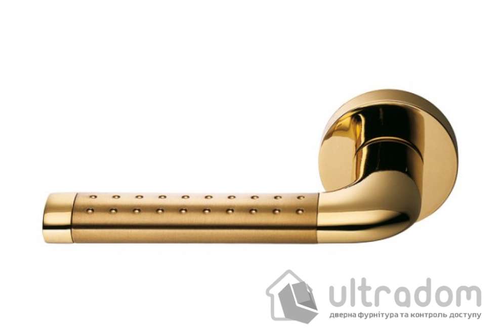 Дверная ручка COLOMBO Talita LC 51 полированная латунь-матовое золото