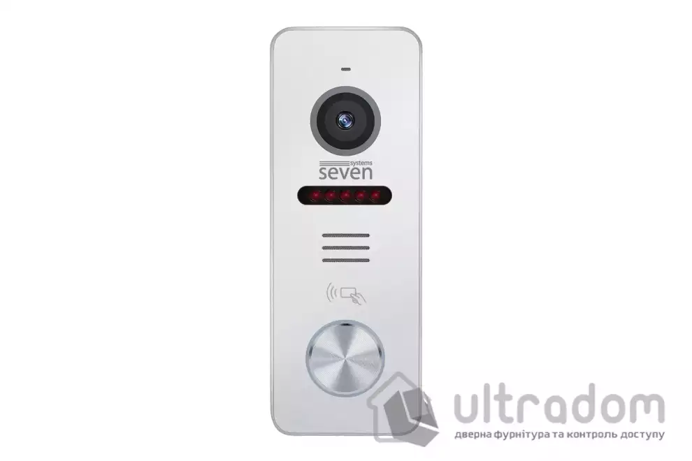 Вызывная панель домофона со встроенным считывателем карт EM-Marin SEVEN CP-7502F RFID white