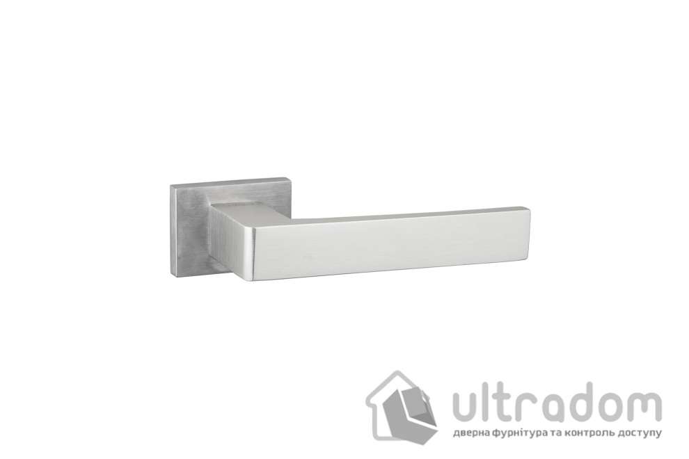 Дверная ручка Comit UNIQUE 355 ALU, матовый хром