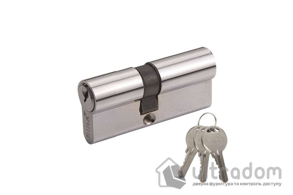 Цилиндр дверной SIBA ALU английский ключ-ключ 83 мм