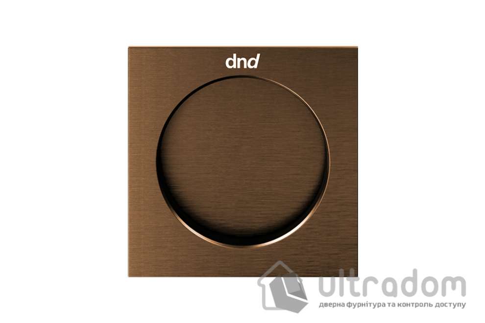 Ручка - ракушка для раздвижных дверей DND by Martinelli Ginko Quadra, матовая бронза (SD520- OBR)